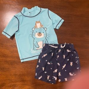 Carters 18M Bathing Suit/Rash Guard